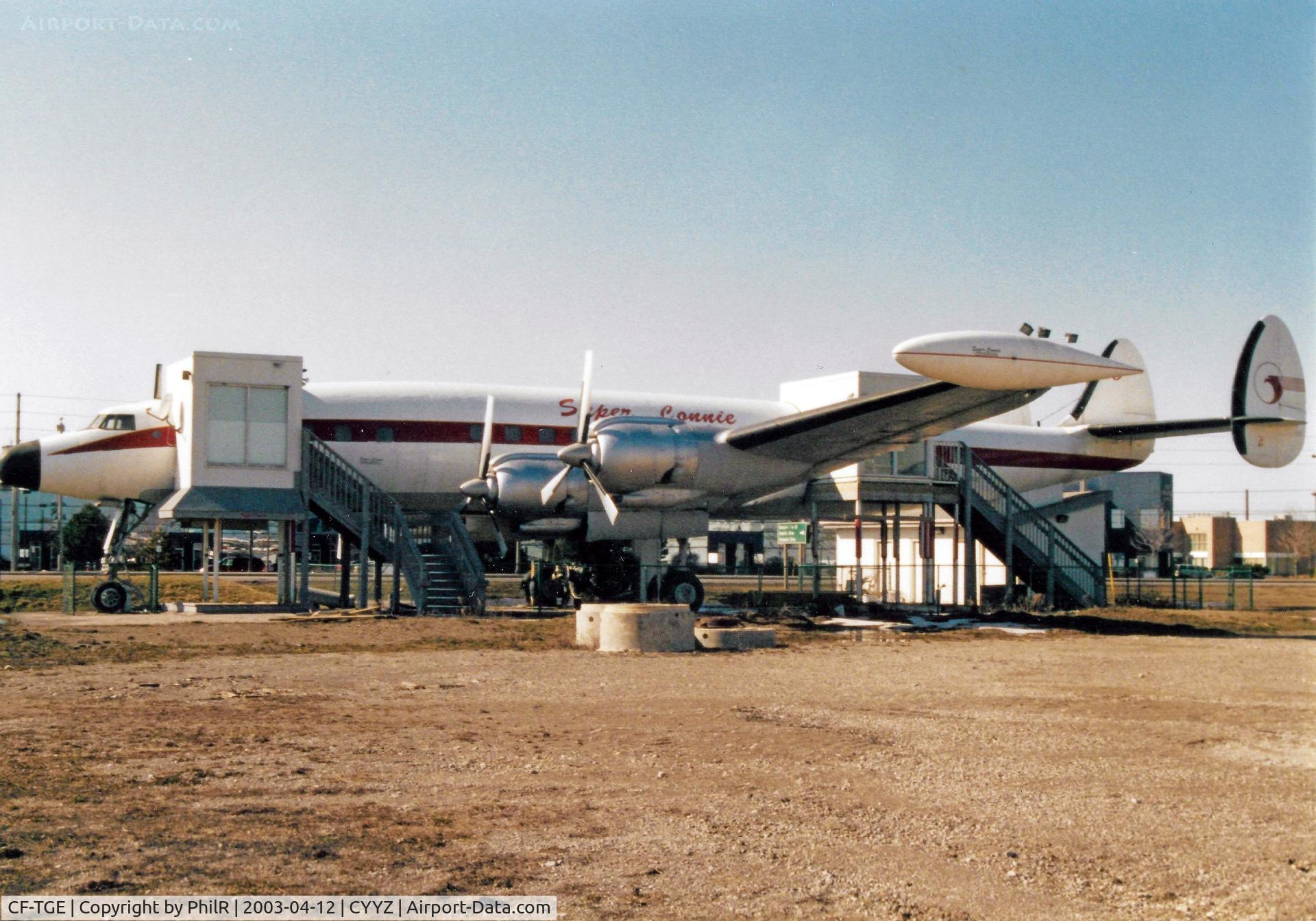 CF-TGE, 1954 Lockheed L-1049C Super Constellation C/N 4544, CF-TGE 1954 Lockheed L1049C Super Constellation Air Canada Toronto