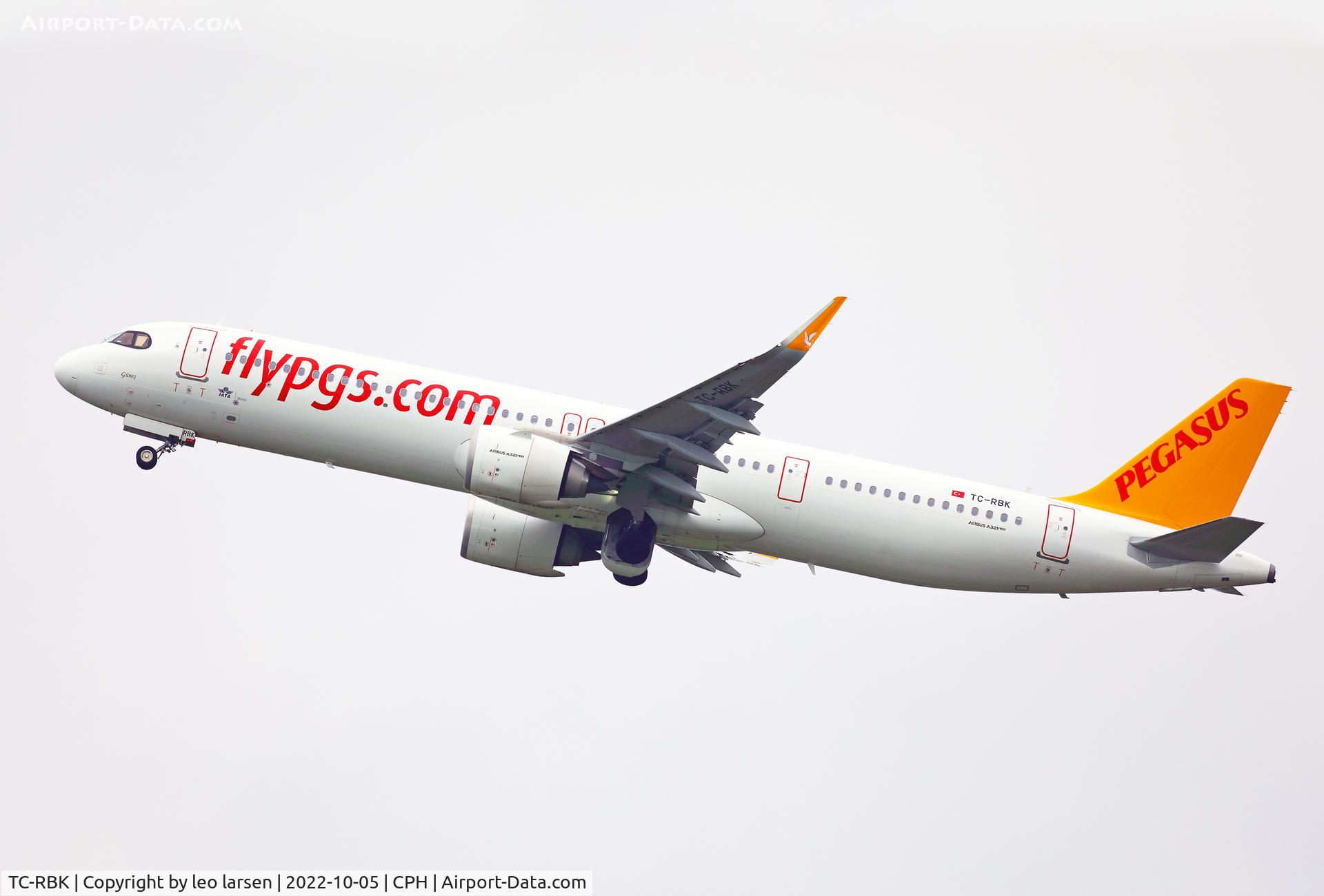 TC-RBK, 2022 Airbus A321-251NX C/N 10679, Copenhagen 5.10.2022