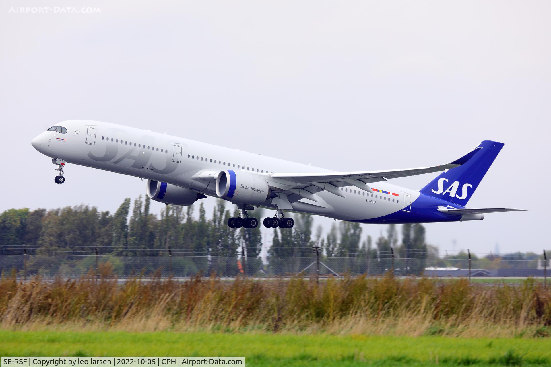 SE-RSF, 2021 Airbus A350-941 C/N 499, Copenhagen 5.10.2022
