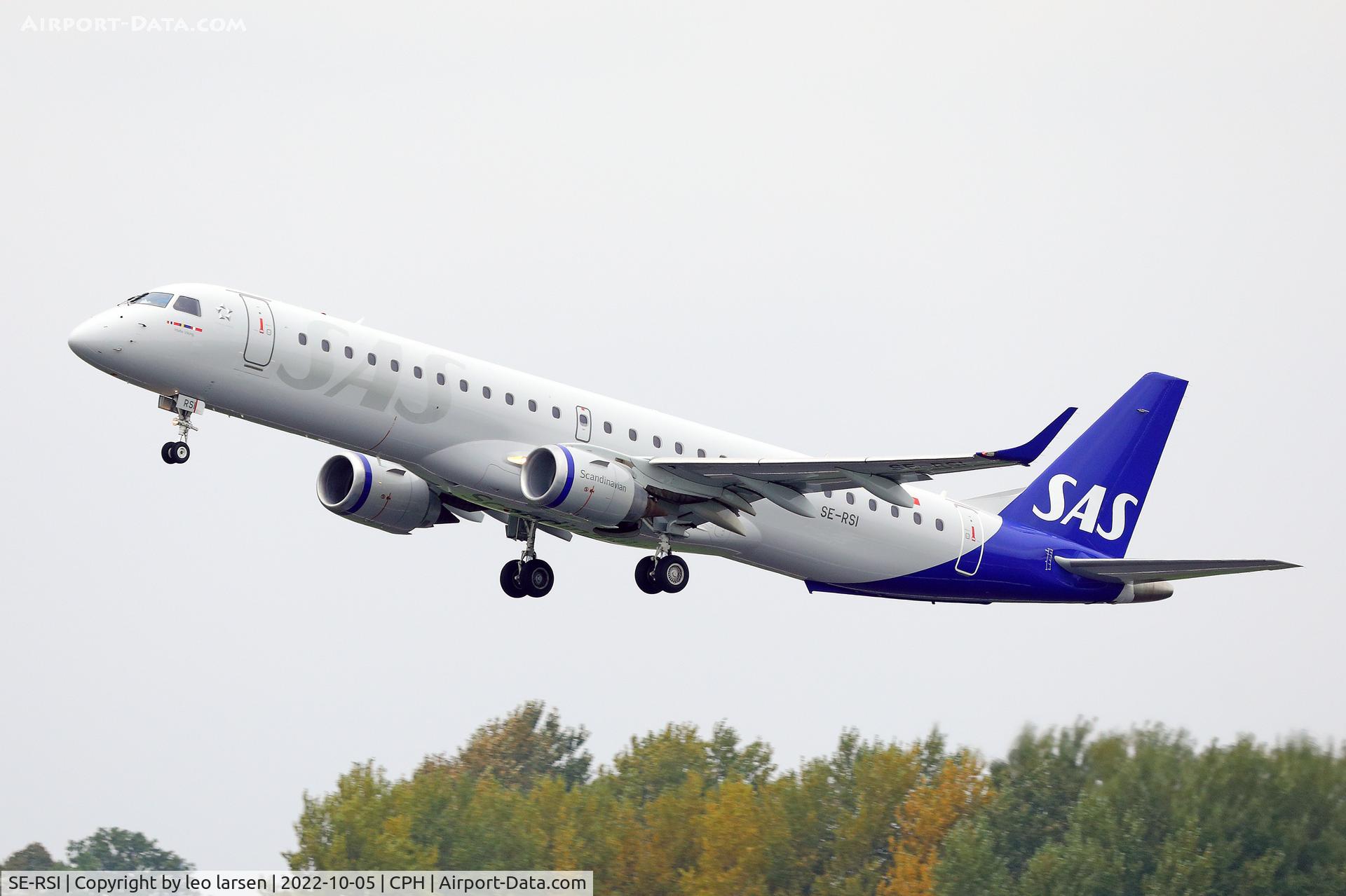 SE-RSI, 2007 Embraer 195LR (ERJ-190-200LR) C/N 19000104, Copenhagen 5.10.2022