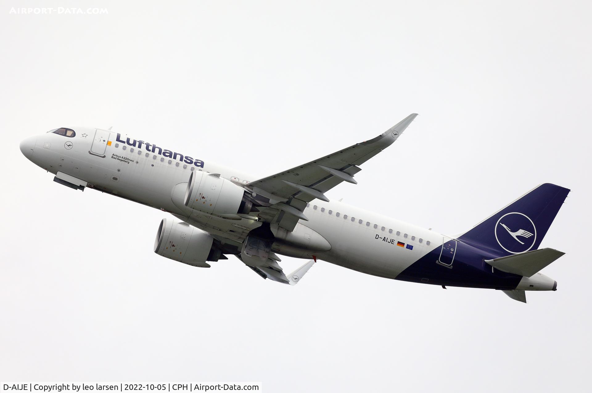 D-AIJE, 2021 Airbus A320-271N C/N 10360, Copenhagen 5.10.2022