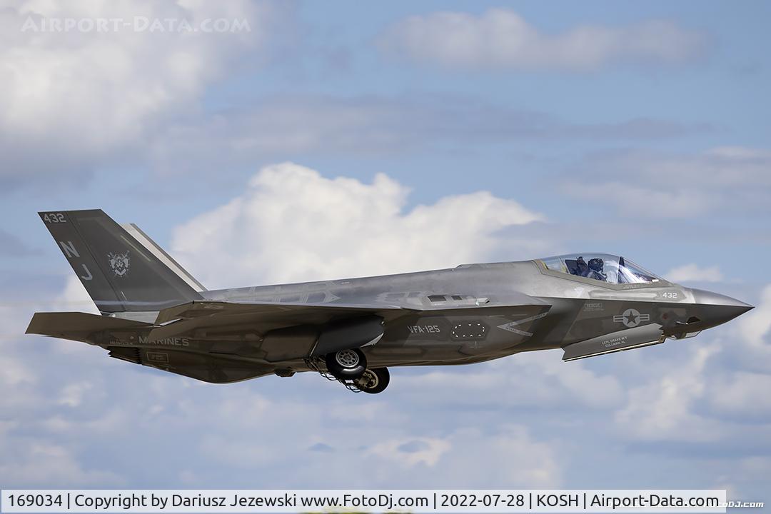 169034, Lockheed Martin F-35C Lightning II C/N CF-22, F-35C Lightning II 169034 NJ-432 from VFA-125 