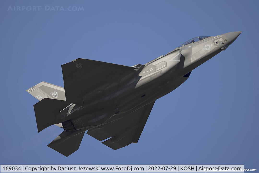 169034, Lockheed Martin F-35C Lightning II C/N CF-22, F-35C Lightning II 169034 NJ-432 from VFA-125 