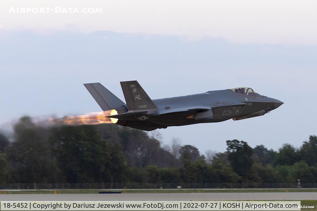 18-5452, Lockheed Martin F-35A Lightning II C/N AF-280, F-35A Lightning II 18-5452 HL from 34th FS 