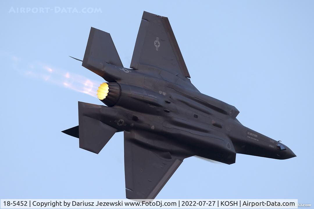 18-5452, Lockheed Martin F-35A Lightning II C/N AF-280, F-35A Lightning II 18-5452 HL from 34th FS 