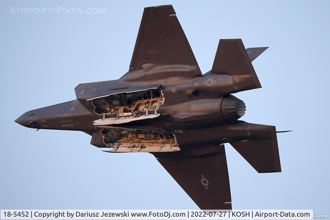18-5452, Lockheed Martin F-35A Lightning II C/N AF-280, F-35A Lightning II 18-5452 HL from 34th FS 