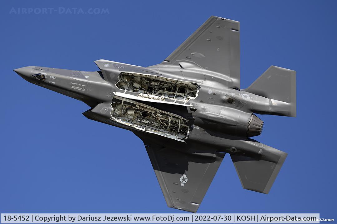 18-5452, Lockheed Martin F-35A Lightning II C/N AF-280, F-35A Lightning II 18-5452 HL from 34th FS 