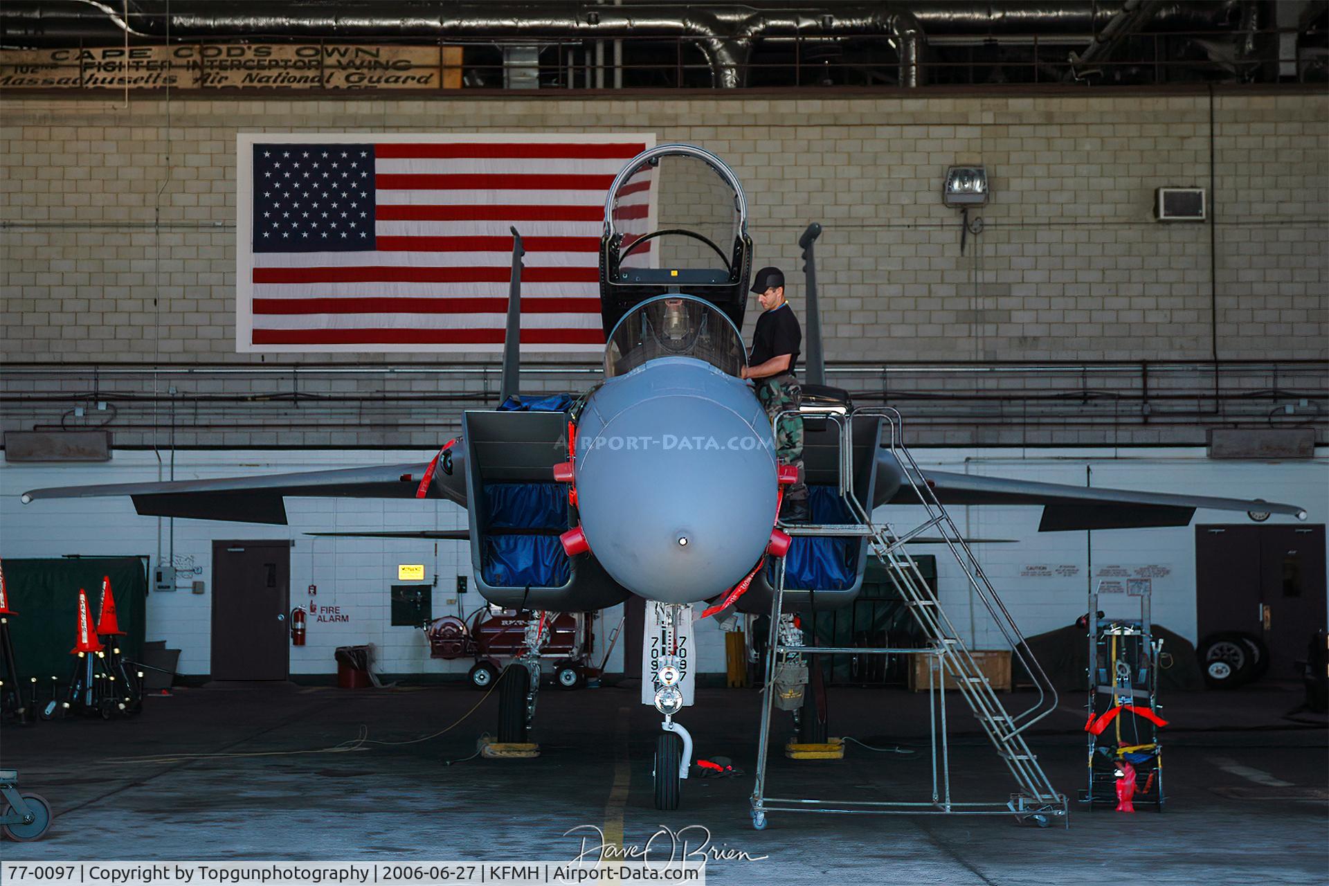 77-0097, 1977 McDonnell Douglas F-15A Eagle C/N 0379/A309, 102nd FW, Cape Cod ANGB MA