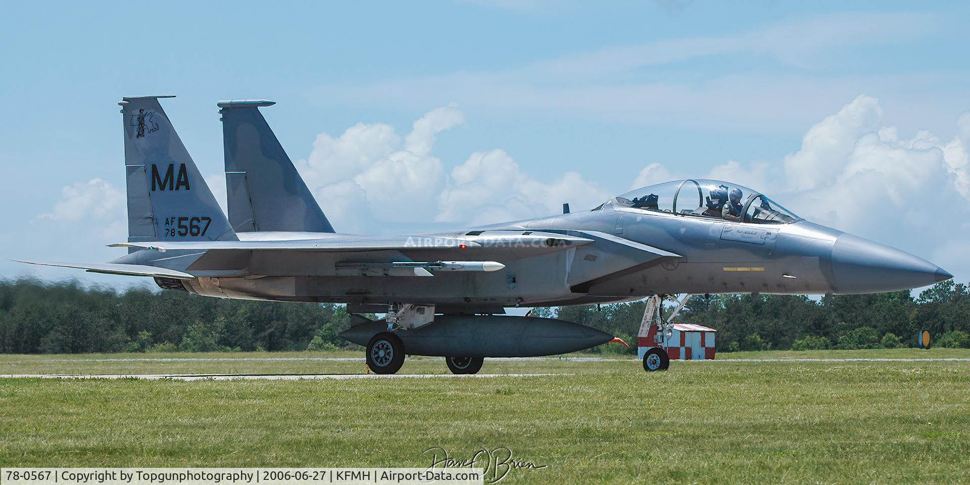 78-0567, McDonnell Douglas F-15D Eagle C/N 0489/D007, KILLER Flight taxiing for takeoff