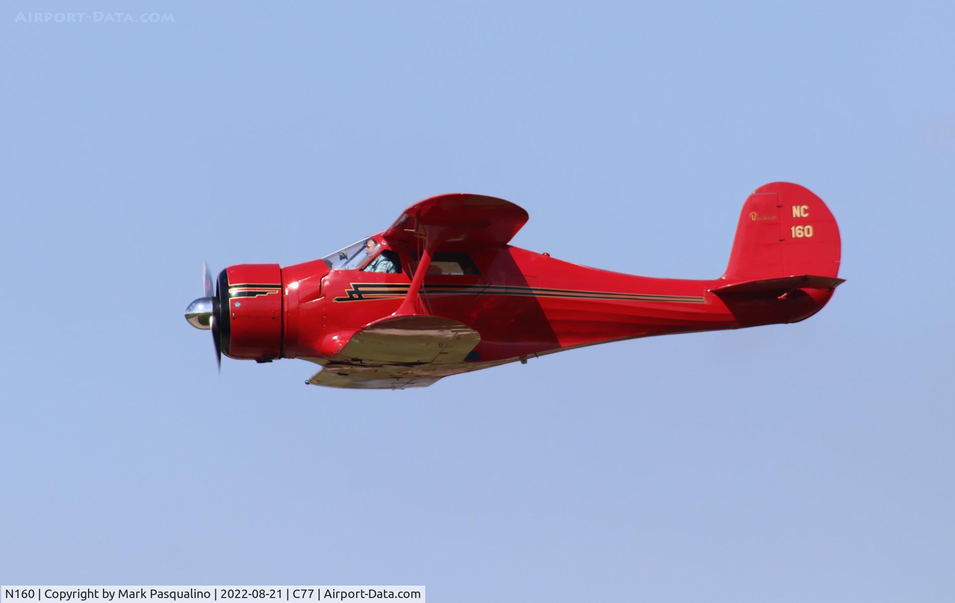 N160, 1943 Beech D17S Staggerwing C/N 4836, Beech D17S