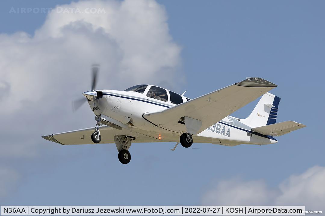 N36AA, 1978 Beech A36 Bonanza 36 C/N E-1217, Beech A36 Bonanza  C/N E-1217, N36AA
