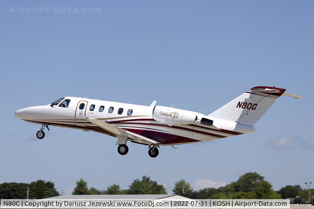 N80C, 2002 Cessna 525A CitationJet CJ2 C/N 525A0104, Cessna 525A CitationJet CJ2  C/N 525A0104, N80C