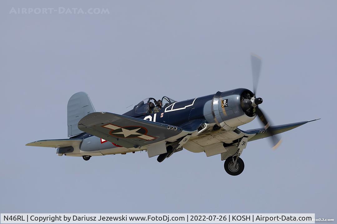 N46RL, 1945 Goodyear FG-1D Corsair C/N Not found (92508/N46RL), Goodyear FG-1D Corsair  C/N 92508, N46RL