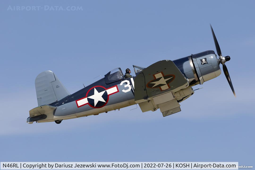 N46RL, 1945 Goodyear FG-1D Corsair C/N Not found (92508/N46RL), Goodyear FG-1D Corsair  C/N 92508, N46RL
