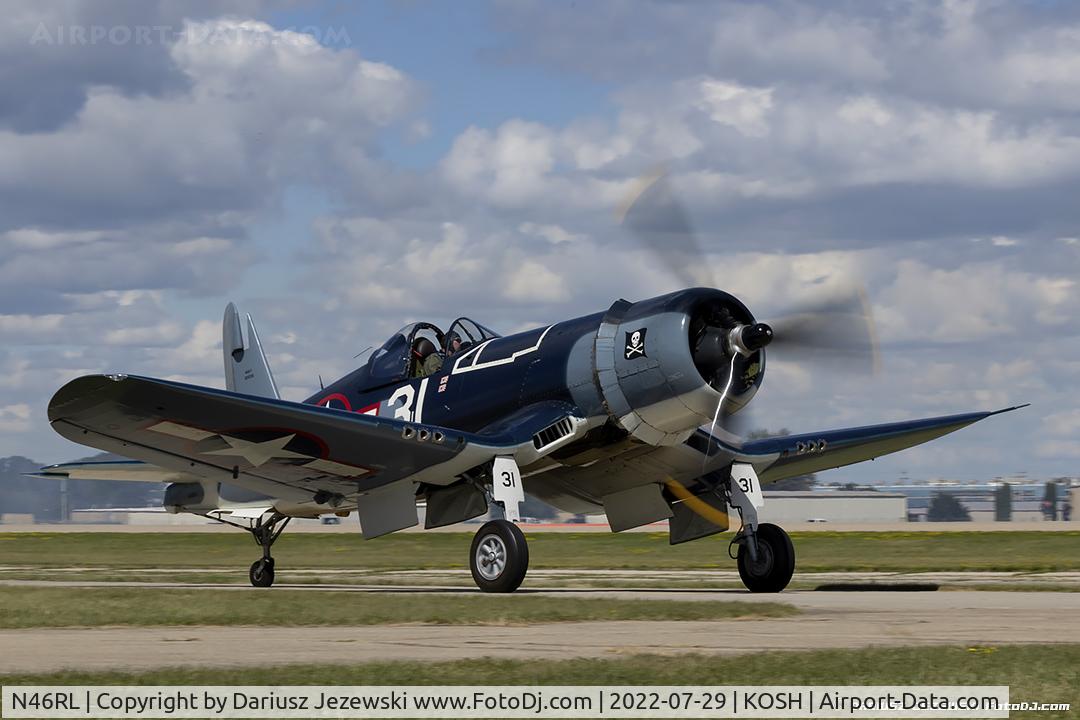 N46RL, 1945 Goodyear FG-1D Corsair C/N Not found (92508/N46RL), Goodyear FG-1D Corsair  C/N 92508, N46RL