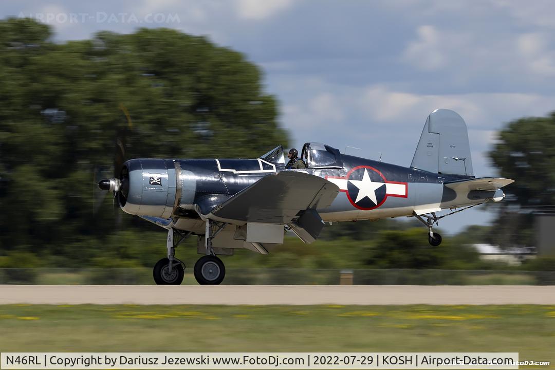 N46RL, 1945 Goodyear FG-1D Corsair C/N Not found (92508/N46RL), Goodyear FG-1D Corsair  C/N 92508, N46RL