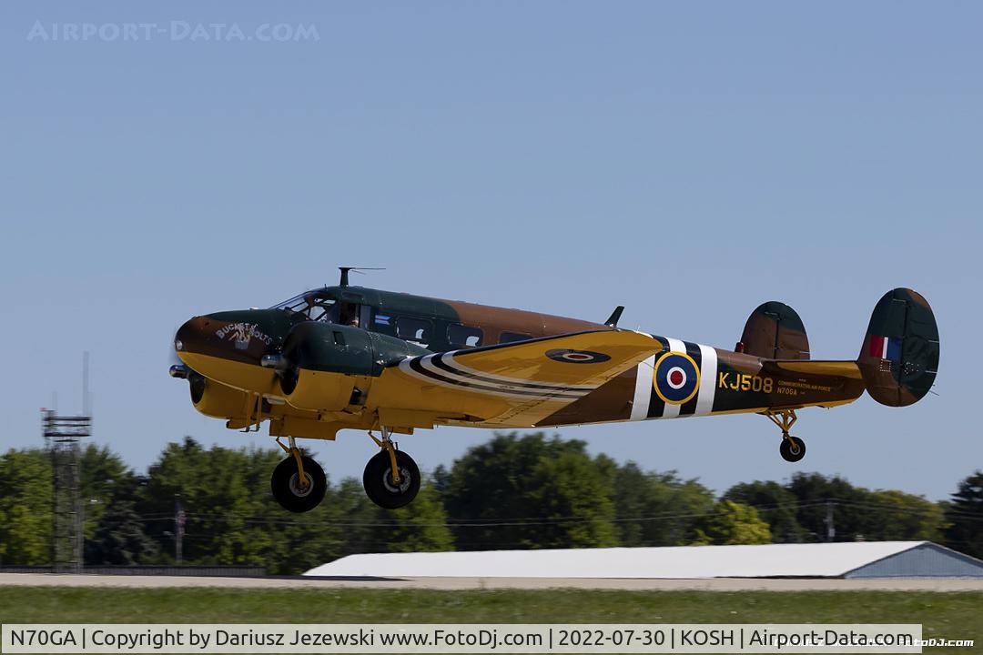 N70GA, 1946 Beech D18S C/N A-177, Beech D18S 