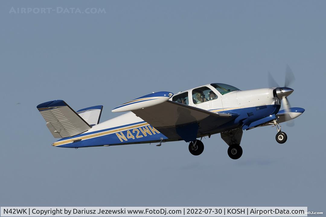 N42WK, 1964 Beech S35 Bonanza C/N D-7390, Beech S35 Bonanza  C/N D-7390, N42WK