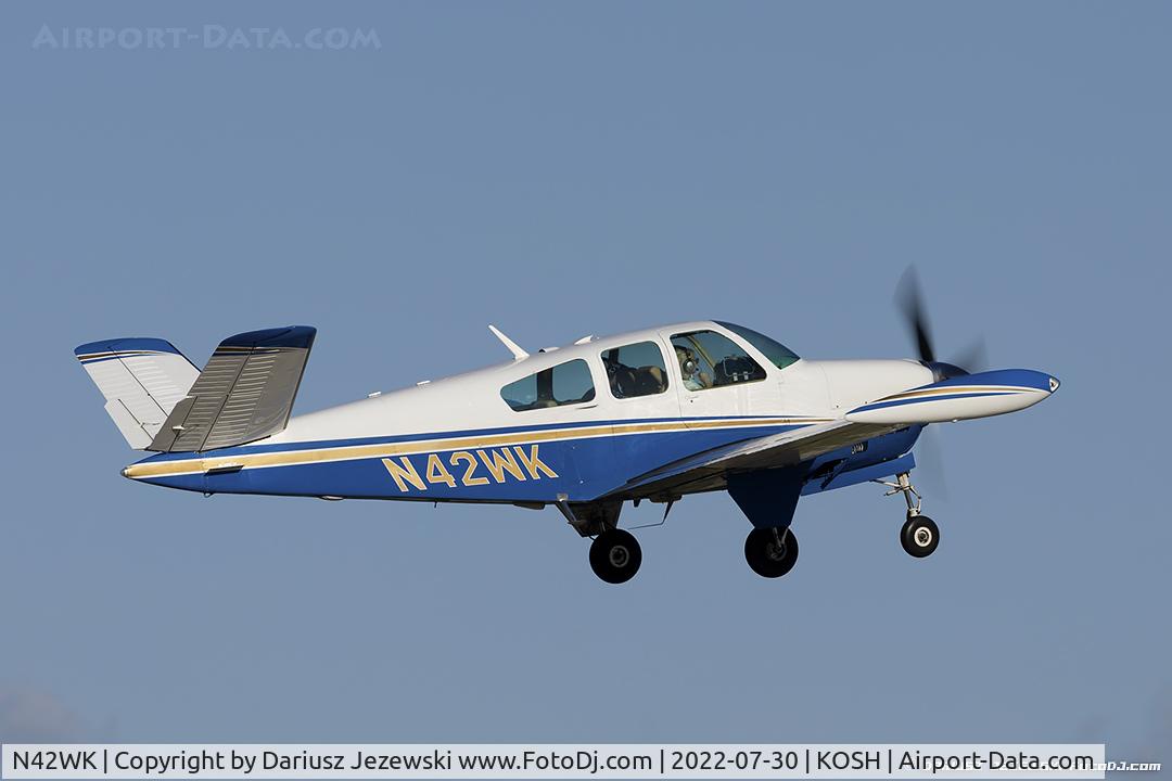 N42WK, 1964 Beech S35 Bonanza C/N D-7390, Beech S35 Bonanza  C/N D-7390, N42WK