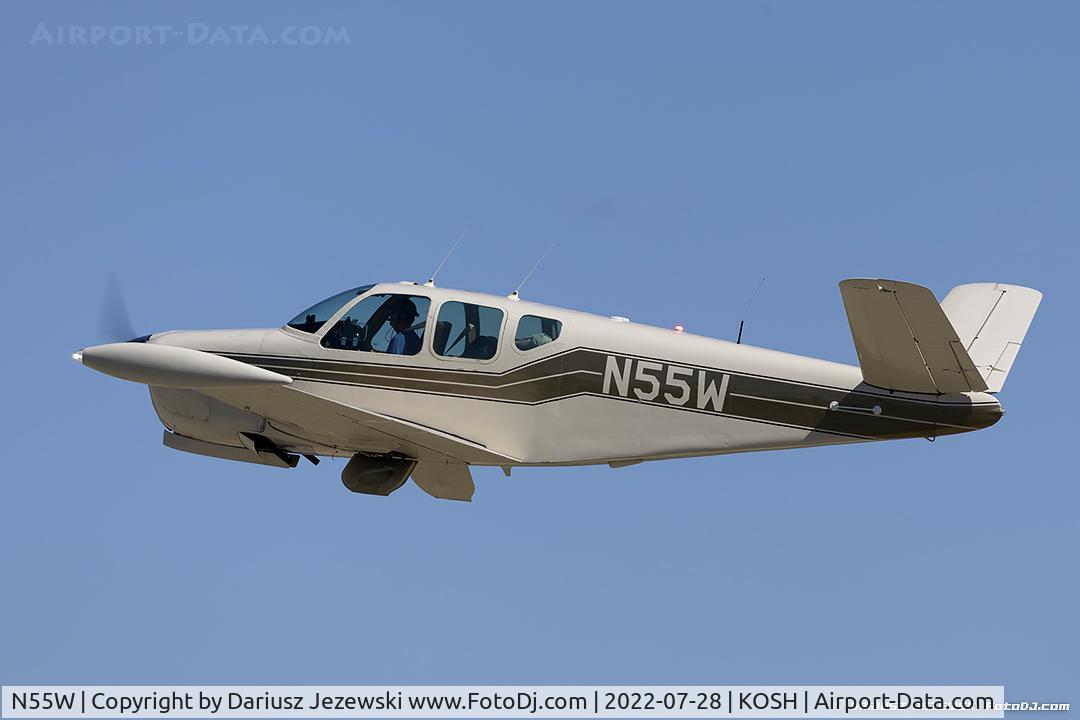 N55W, 1949 Beech A35 Bonanza C/N D-1969, Beech A35 Bonanza  C/N D-1969, N55W