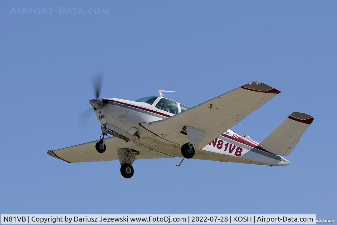 N81VB, 1980 Beech V35B Bonanza C/N D-10315, Beech V35B Bonanza  C/N D-10315, N81VB