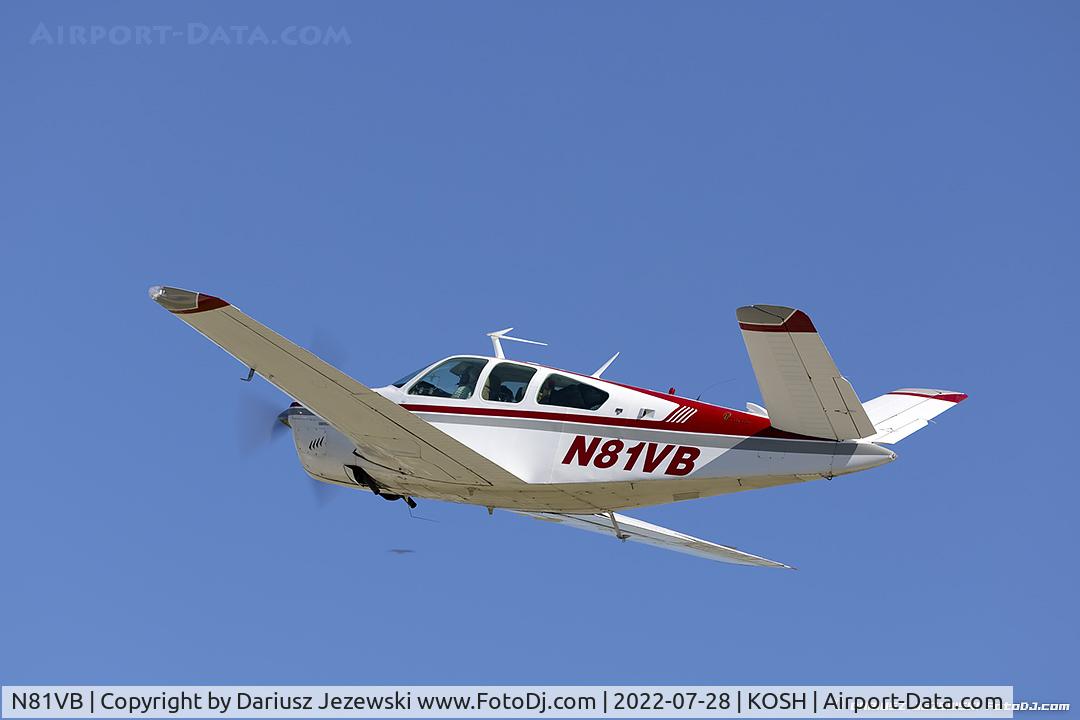 N81VB, 1980 Beech V35B Bonanza C/N D-10315, Beech V35B Bonanza  C/N D-10315, N81VB