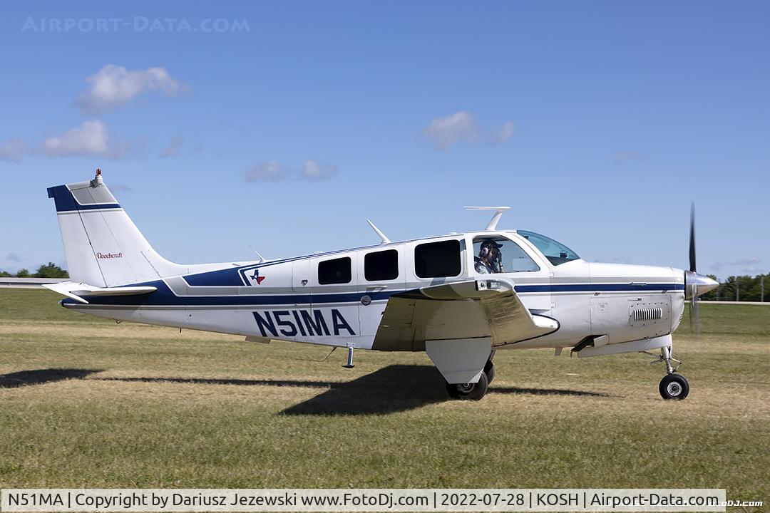 N51MA, 1978 Beech A36 Bonanza 36 C/N E-1230, Beech A36 Bonanza  C/N E-1230, N51MA