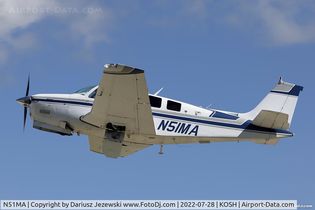 N51MA, 1978 Beech A36 Bonanza 36 C/N E-1230, Beech A36 Bonanza  C/N E-1230, N51MA