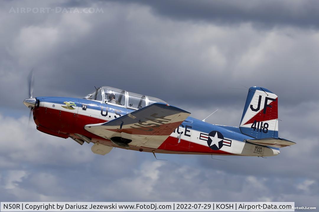 N50R, 1953 Beech (CCF) T-34A (A45) Mentor C/N CCF34-87, Beech T-34A Mentor  C/N 34-87, N50R