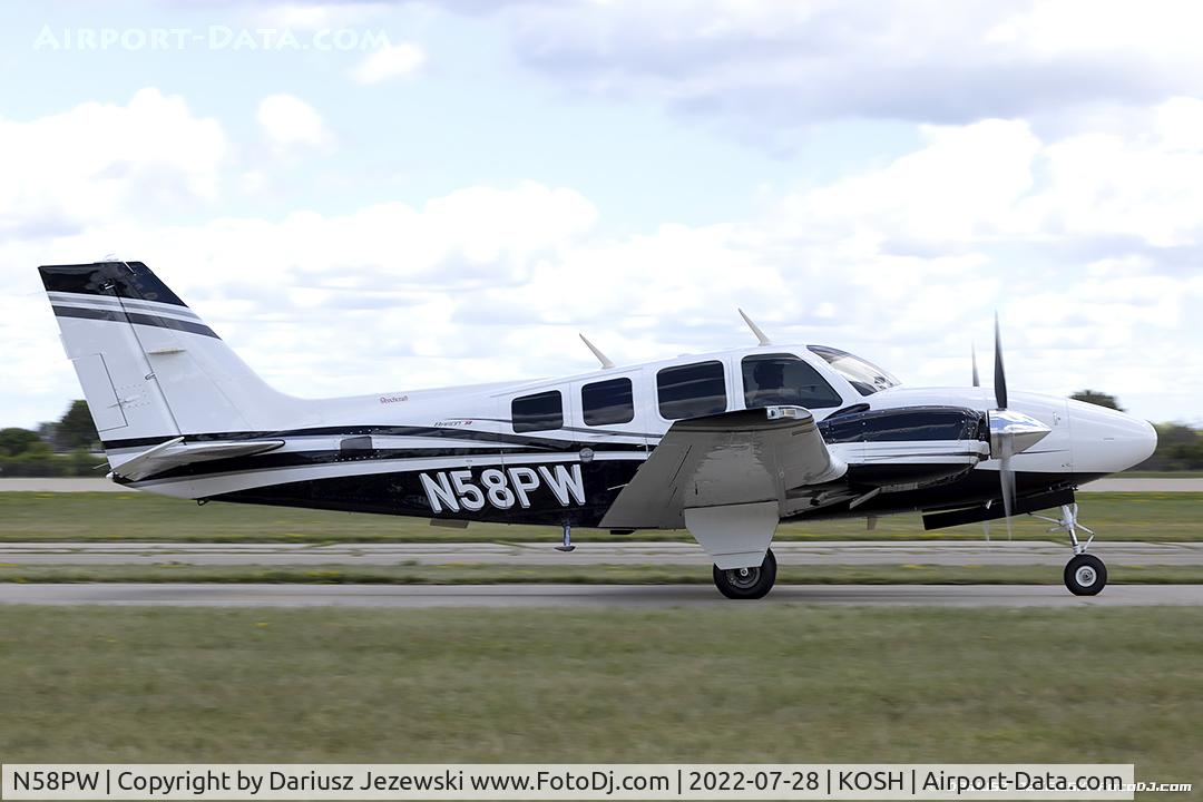 N58PW, 1960 Beech 58 Baron Baron C/N TH-459, Beech 58 Baron  C/N TH-459, N58PW
