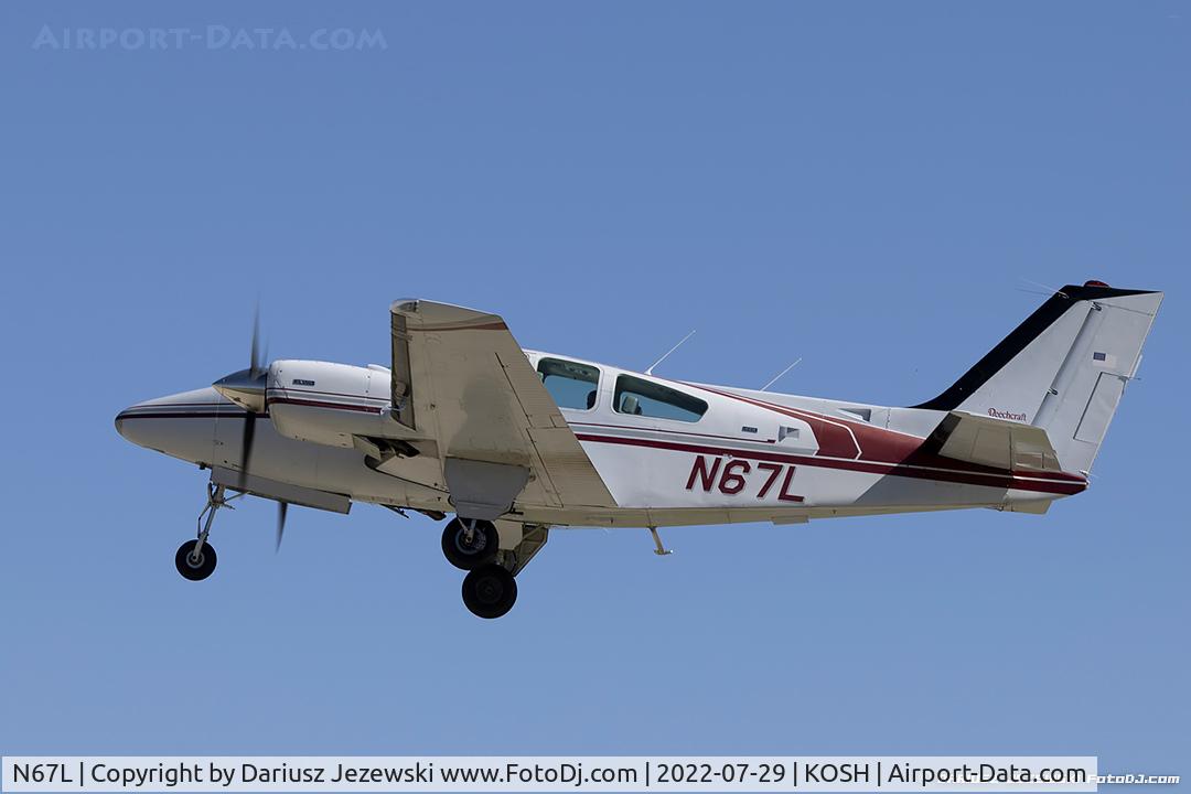 N67L, 1973 Beech E-55 Baron C/N TE-908, Beech E55 Baron  C/N TE-908, N67L