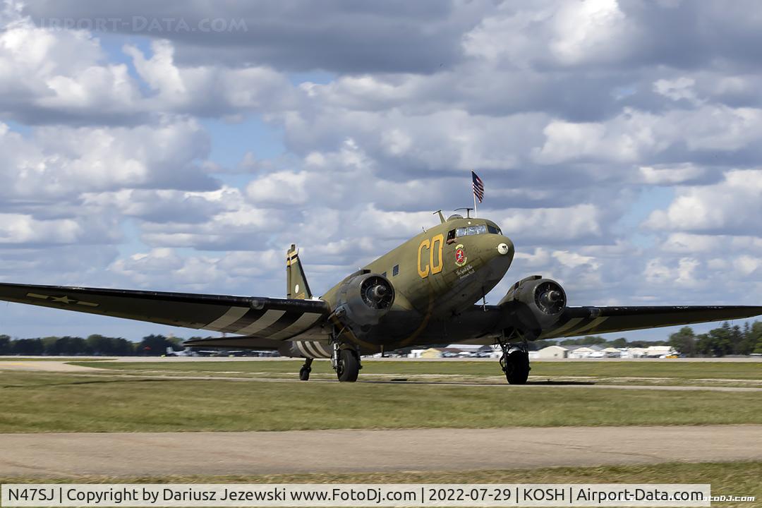 N47SJ, 1943 Douglas DC3C-R (C-47B-5-DK) C/N 14423, Douglas DC-3C-R 