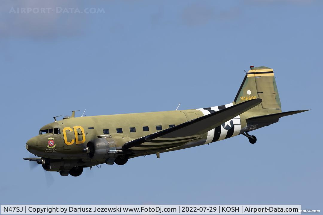 N47SJ, 1943 Douglas DC3C-R (C-47B-5-DK) C/N 14423, Douglas DC-3C-R 