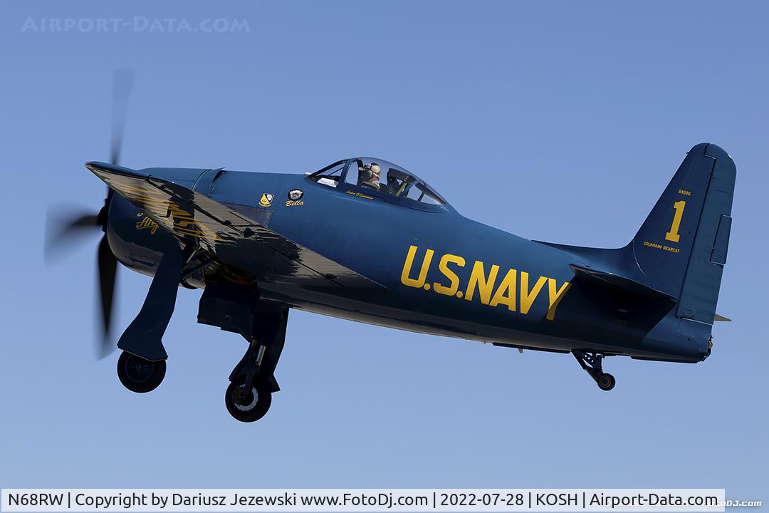 N68RW, 1947 Grumman F8F-2 (G58) Bearcat C/N D.1162, Grumman F8F-2 Bearcat 