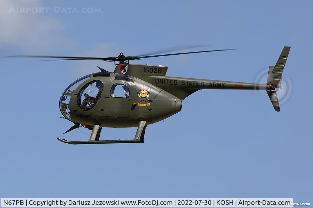 N67PB, 1968 Hughes OH-6A Cayuse C/N 480411, Hughes OH-6A Cayuse  C/N 480411, N67PB