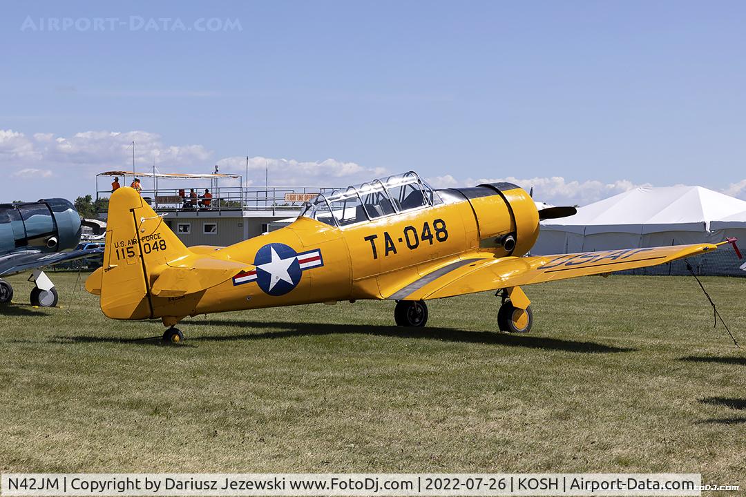 N42JM, North American T-6G Texan C/N 182-735, North American T-6G Texan  C/N 182-735, N42JM