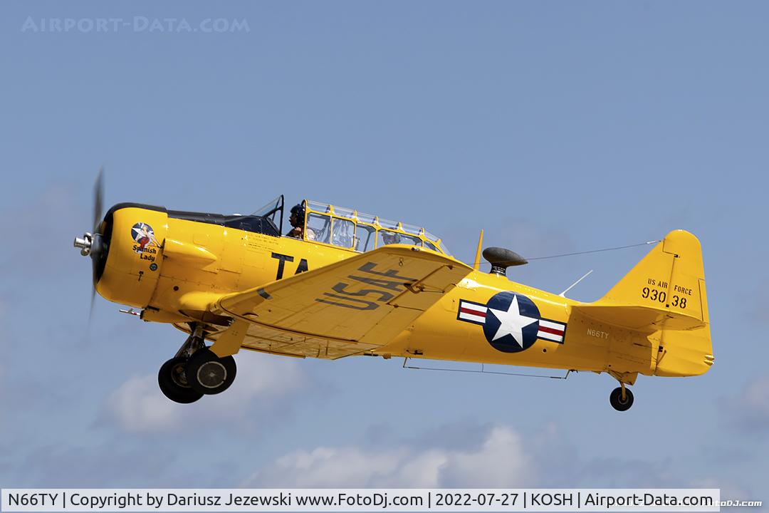 N66TY, North American T-6G Texan C/N 168-142, North American T-6G Texan 