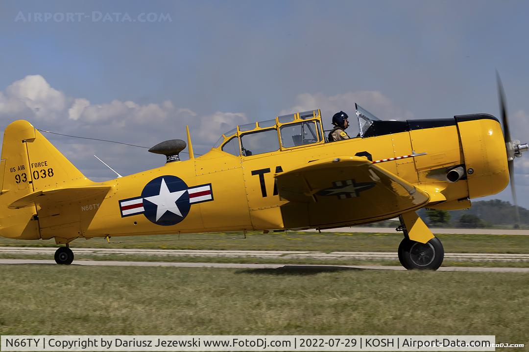 N66TY, North American T-6G Texan C/N 168-142, North American T-6G Texan 