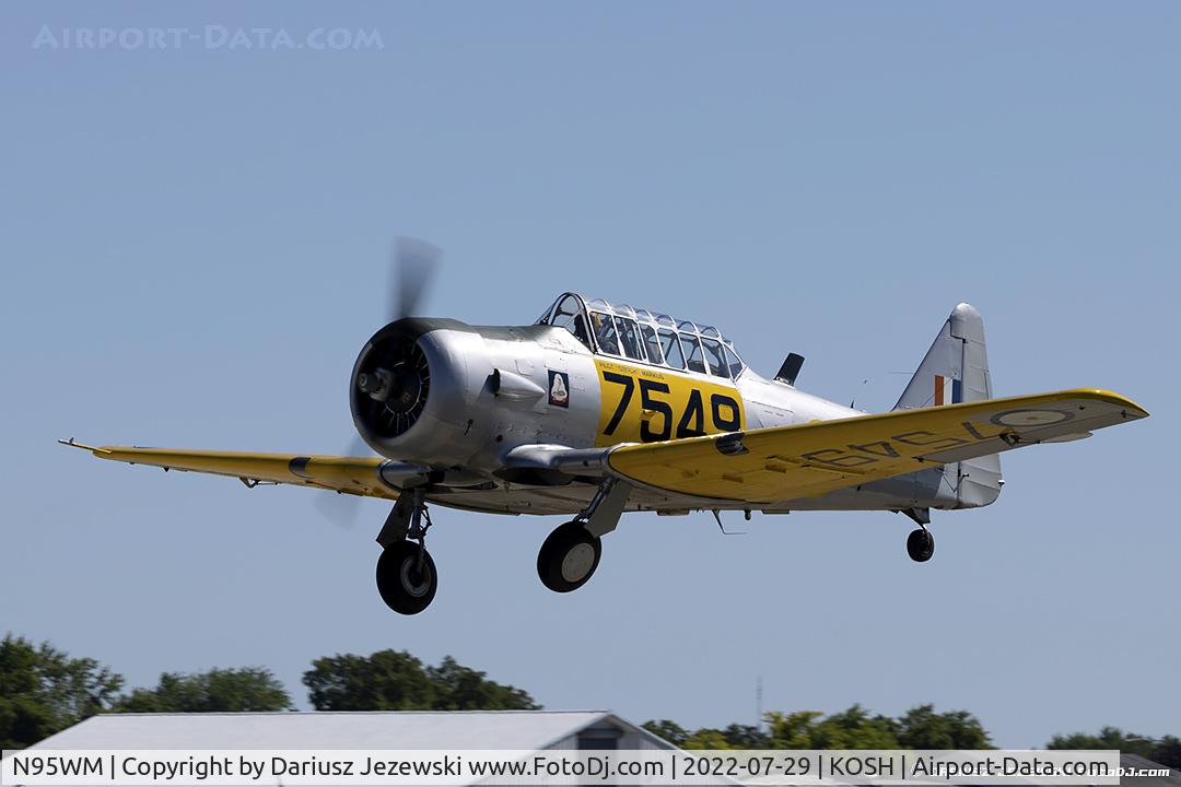 N95WM, 1943 North American AT-6D Texan C/N 8815597, North American AT-6D Texan 