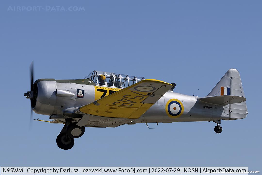 N95WM, 1943 North American AT-6D Texan C/N 8815597, North American AT-6D Texan 