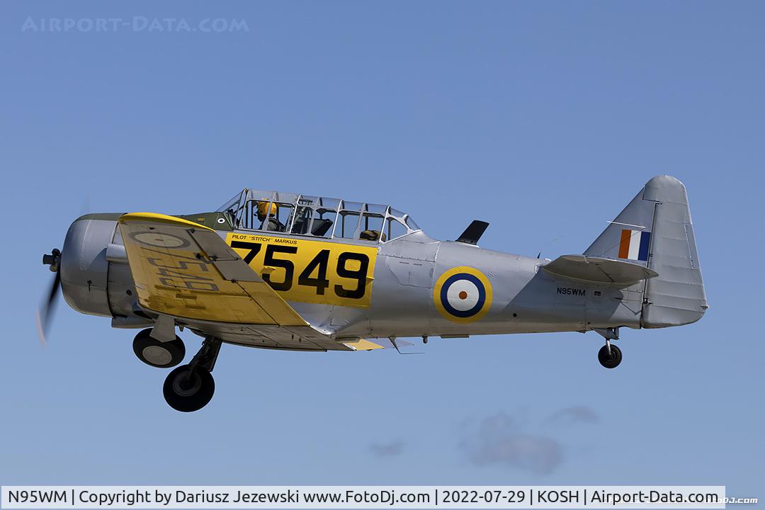 N95WM, 1943 North American AT-6D Texan C/N 8815597, North American AT-6D Texan 