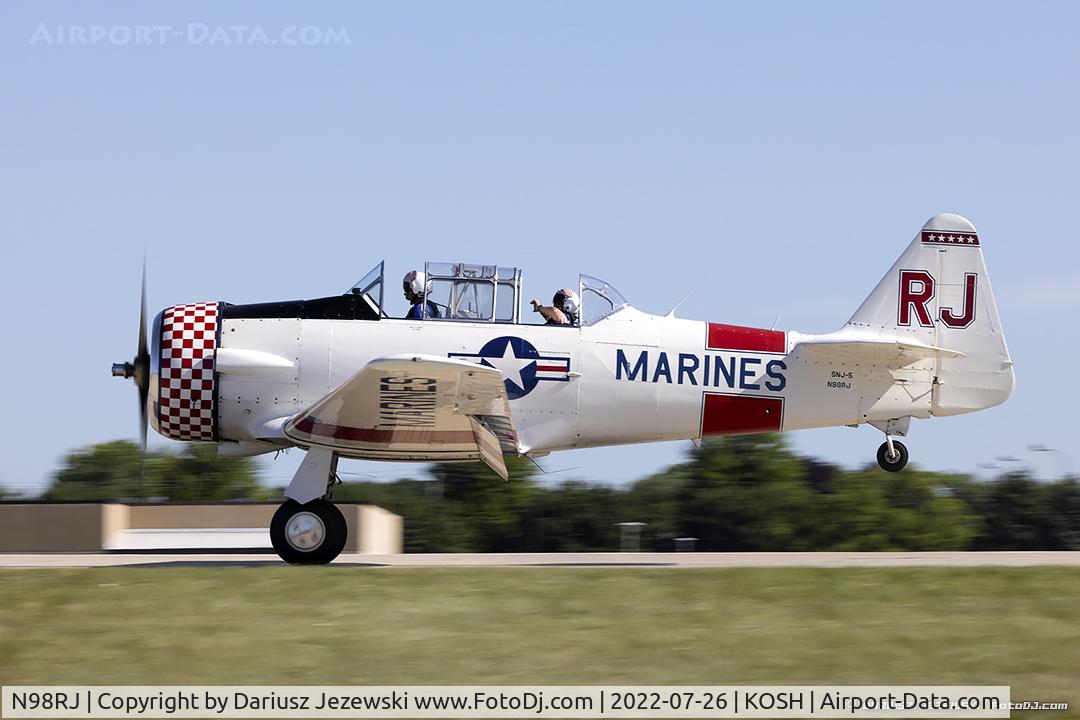 N98RJ, 1944 North American SNJ-5C Texan Texan C/N 88-17960, North American SNJ-5C Texan  C/N 90752, N98RJ
