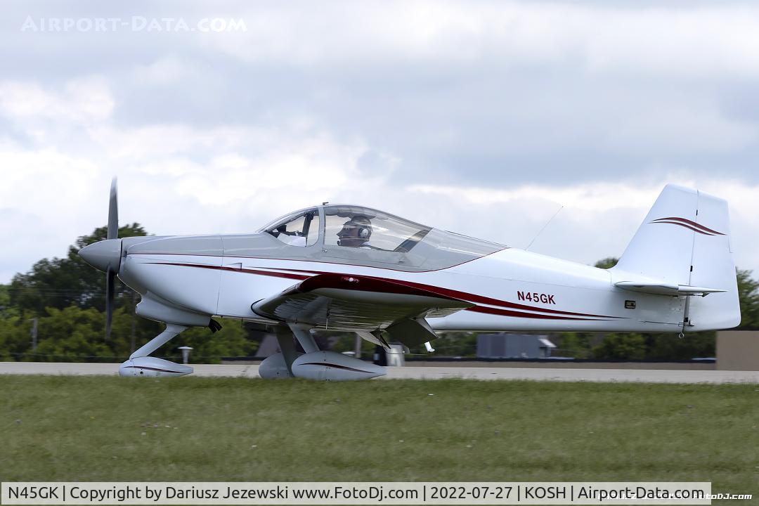 N45GK, 2001 Vans RV-6A C/N 24104, Vans RV-6A  C/N 24104, N45GK