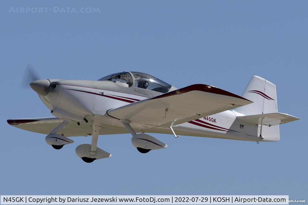 N45GK, 2001 Vans RV-6A C/N 24104, Vans RV-6A  C/N 24104, N45GK