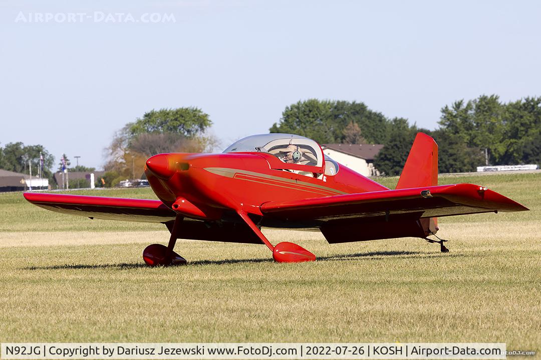 N92JG, 1992 Vans RV-6 C/N 20055, Vans RV-6  C/N 20055, N92JG