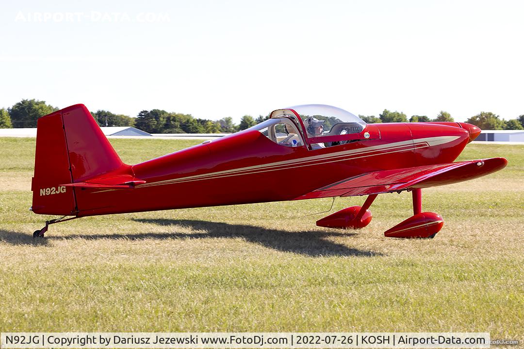 N92JG, 1992 Vans RV-6 C/N 20055, Vans RV-6  C/N 20055, N92JG