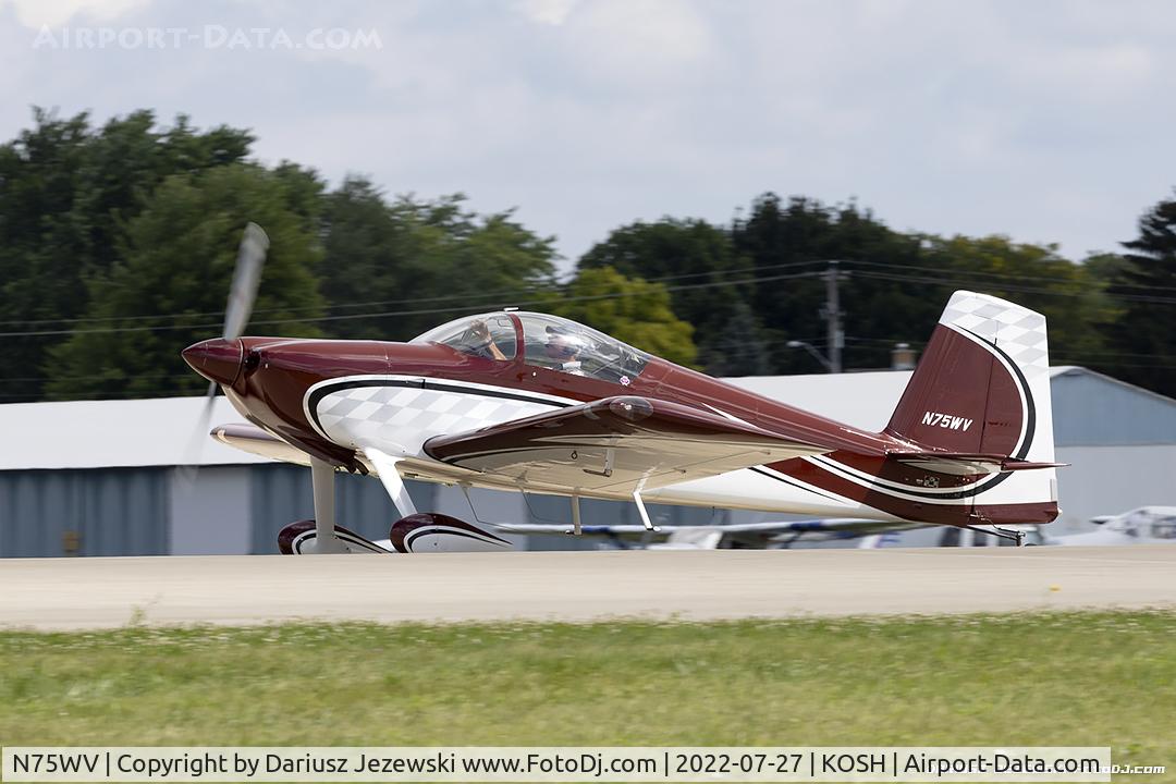 N75WV, 2012 Vans RV-7 C/N 72343, Vans RV-7  C/N 72343, N75WV