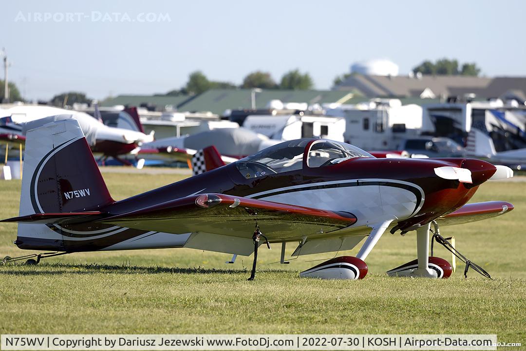 N75WV, 2012 Vans RV-7 C/N 72343, Vans RV-7  C/N 72343, N75WV