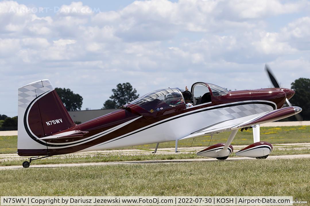 N75WV, 2012 Vans RV-7 C/N 72343, Vans RV-7  C/N 72343, N75WV