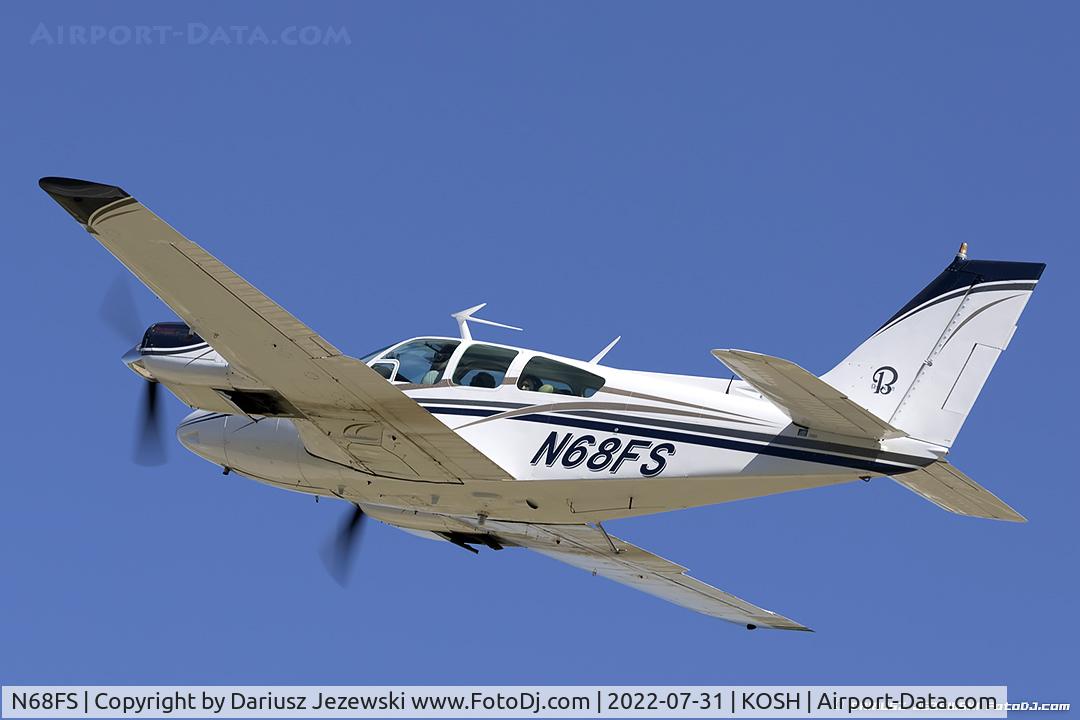 N68FS, 1968 Beech 95-B55 (T42A) Baron C/N TC-1054, Beech 95-B55 Baron  C/N TC-1054, N68FS
